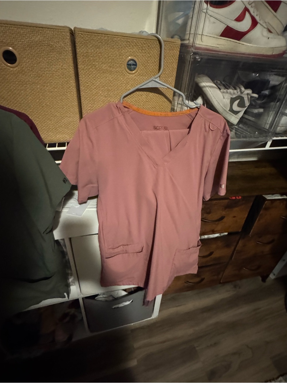 Scrub Pink V-Neck Medical Scrub Top & Pants- Women's